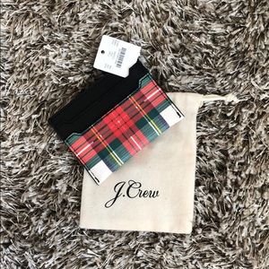 Perfect checkered cardholder from J Crew